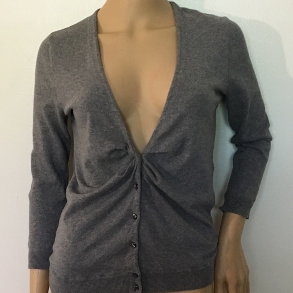 J.Crew Solid gray Cardigan size S long sleeves